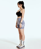 B LOGO 3.5 BIKER SHORTS [BLACK]