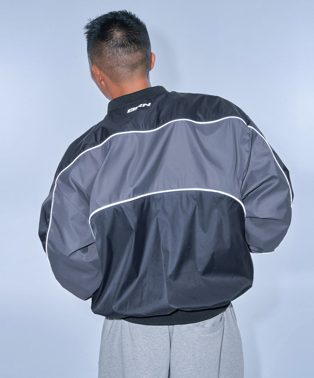 BRNTW WIND TECH WOVEN TOP