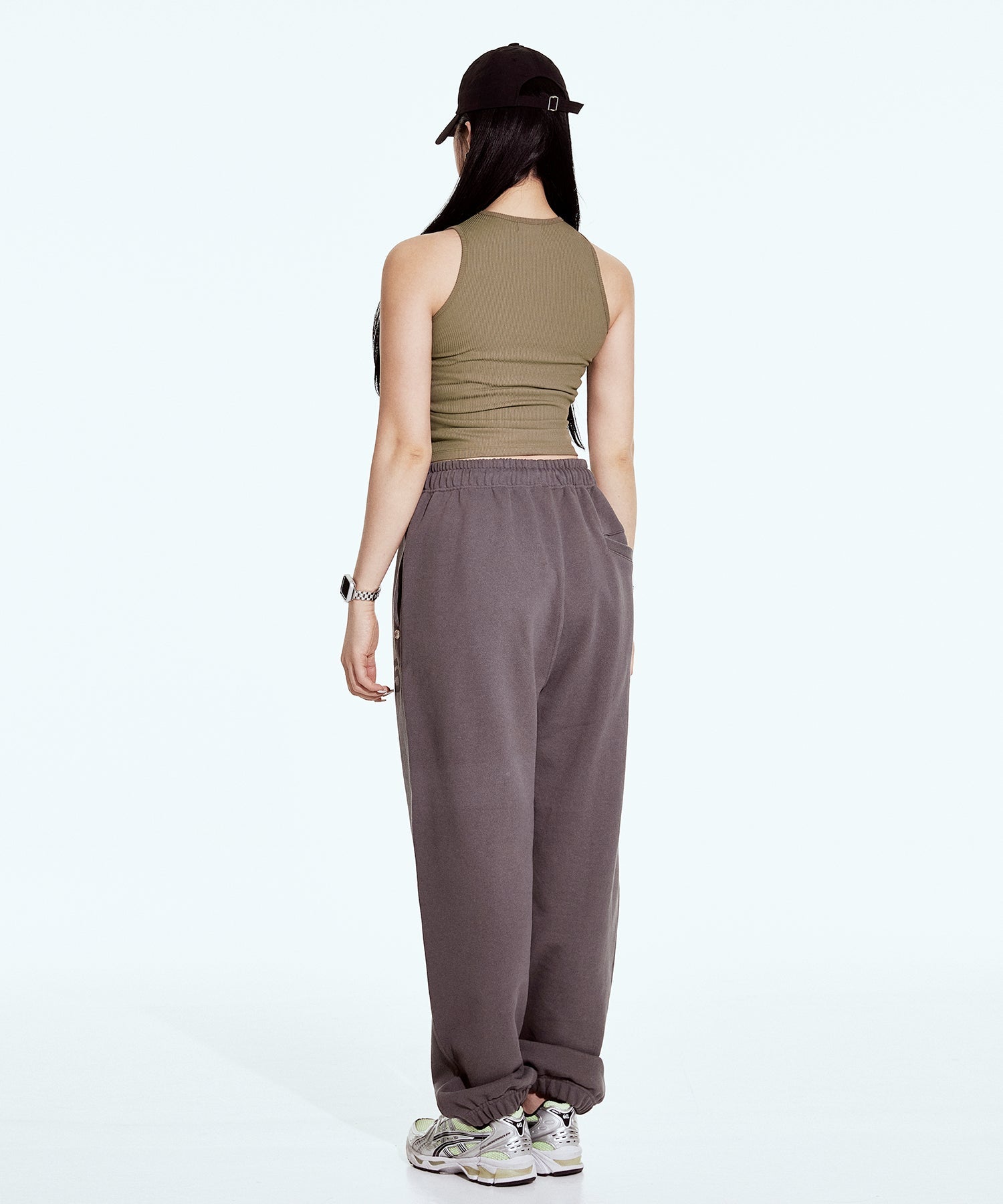 CUT-OUT TANK TOP [IVORY]