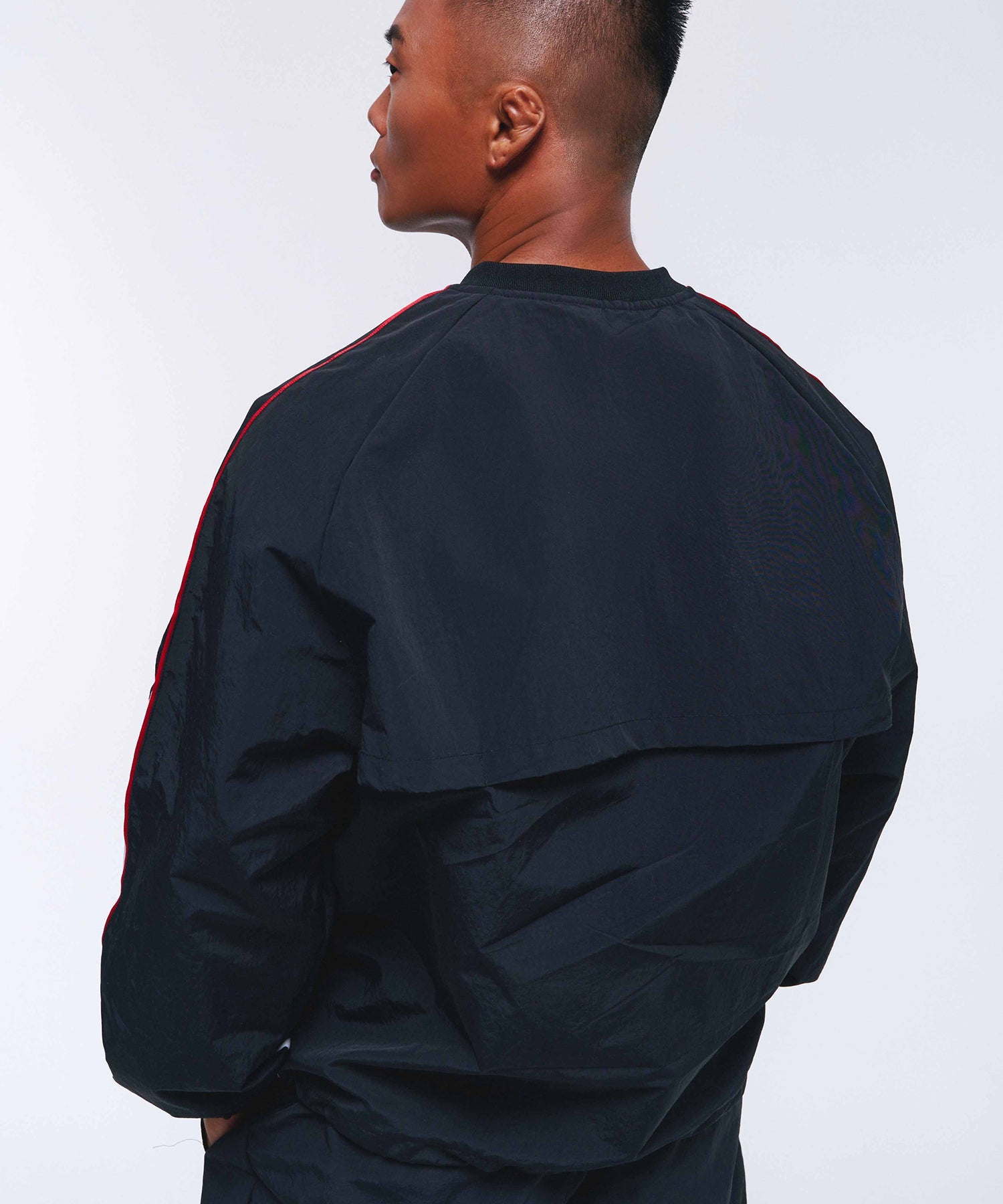 BRNTW VENTILATION NYLON TOP [BLACK]