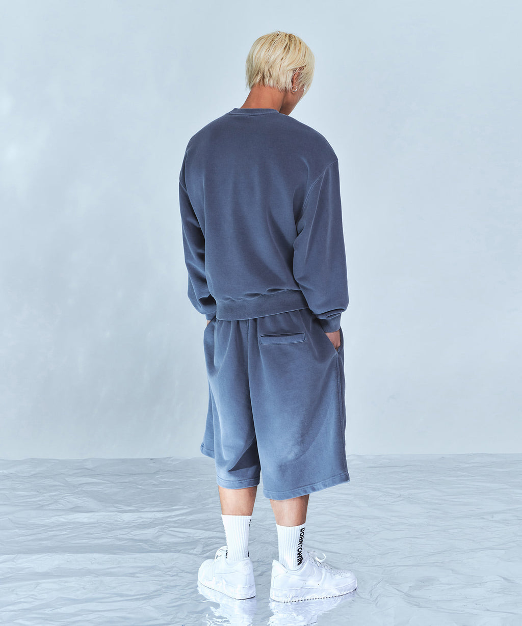 CHROME B PIGMENT SWEATSHIRTS [BLUE]