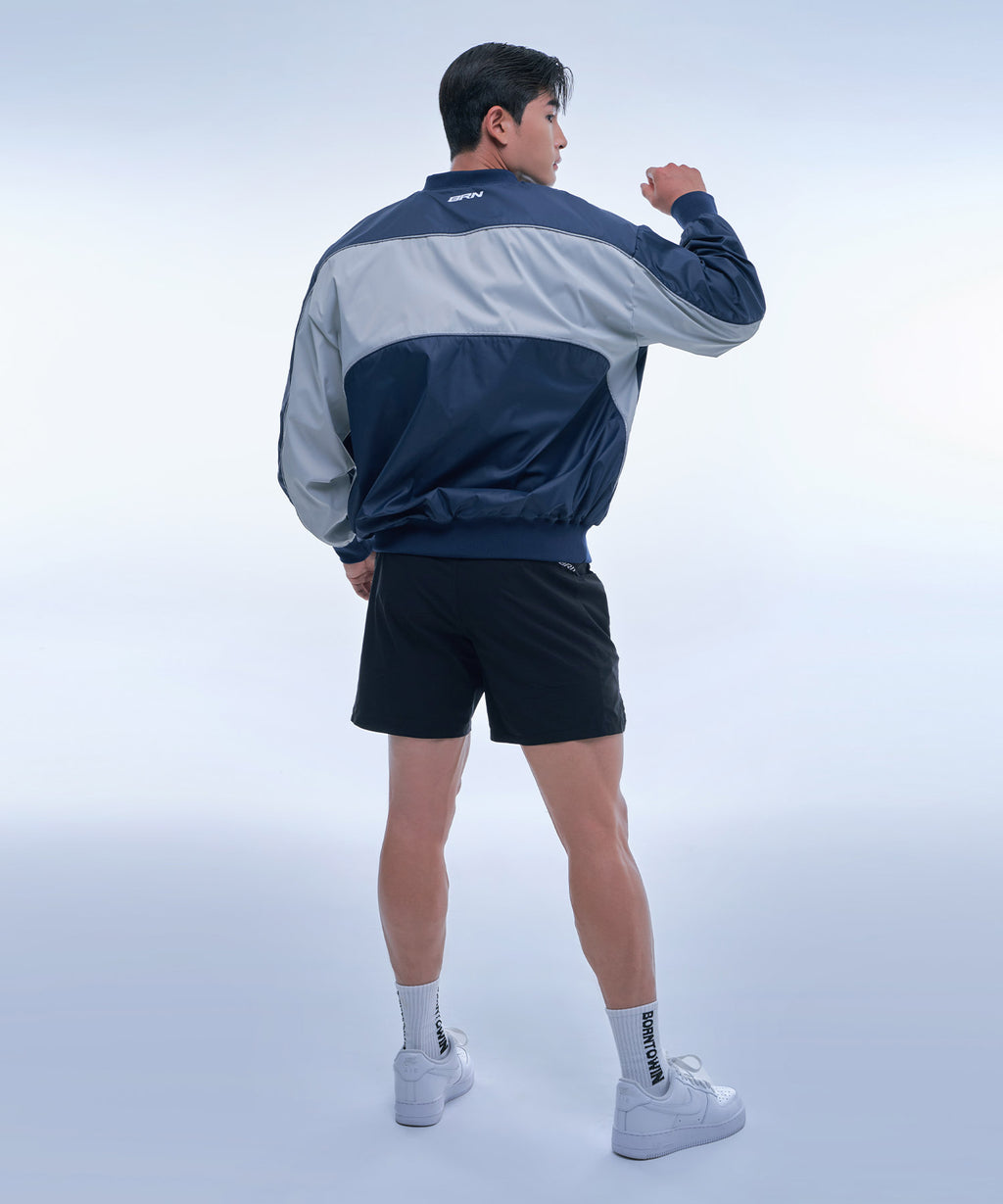 BRNTW WIND TECH WOVEN TOP