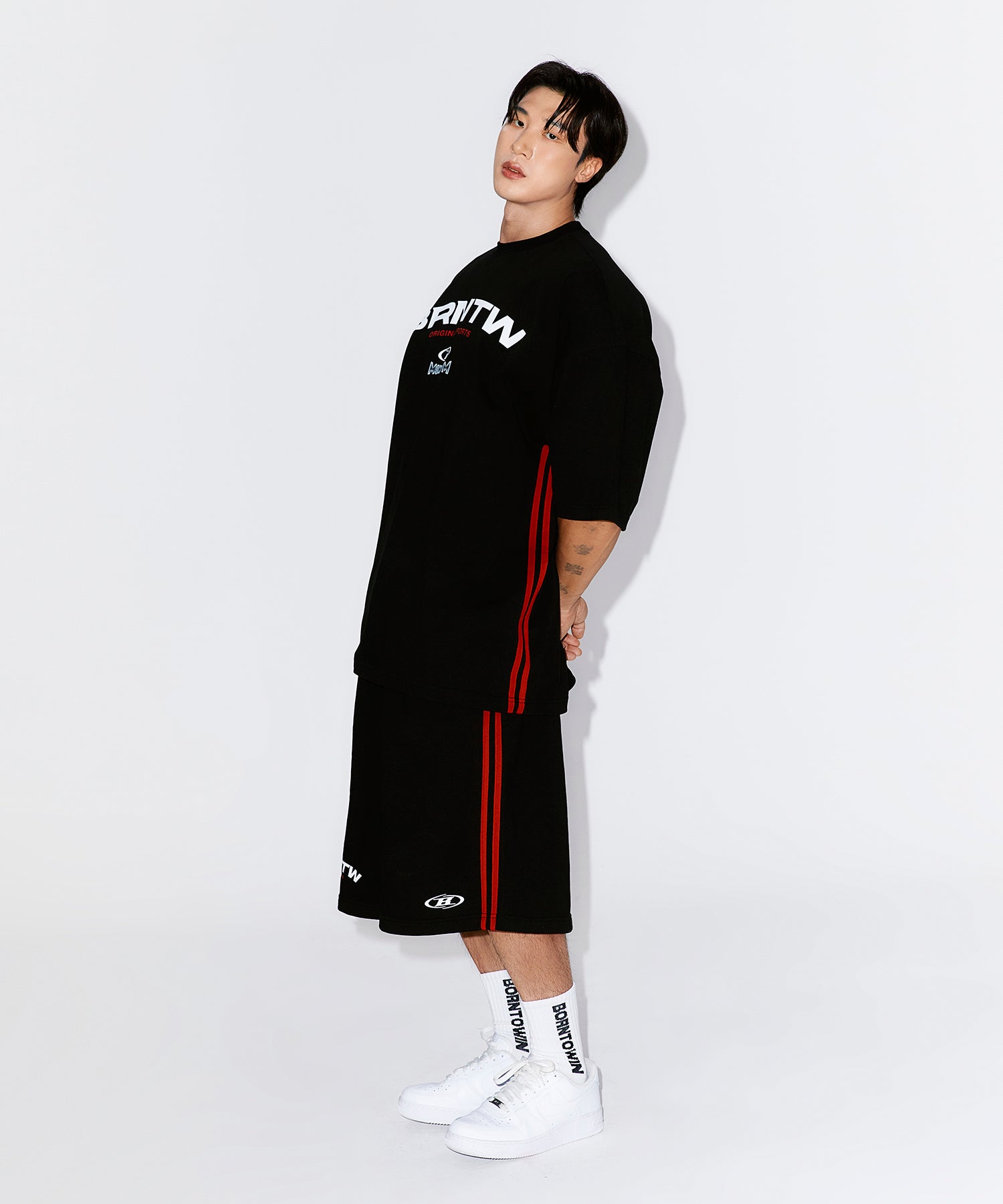 MONSTERZYM BERMUDA PANTS [BLACK]