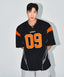 09 APPLIQUE RUGBY JERSEY T-SHIRTS [BLACK]