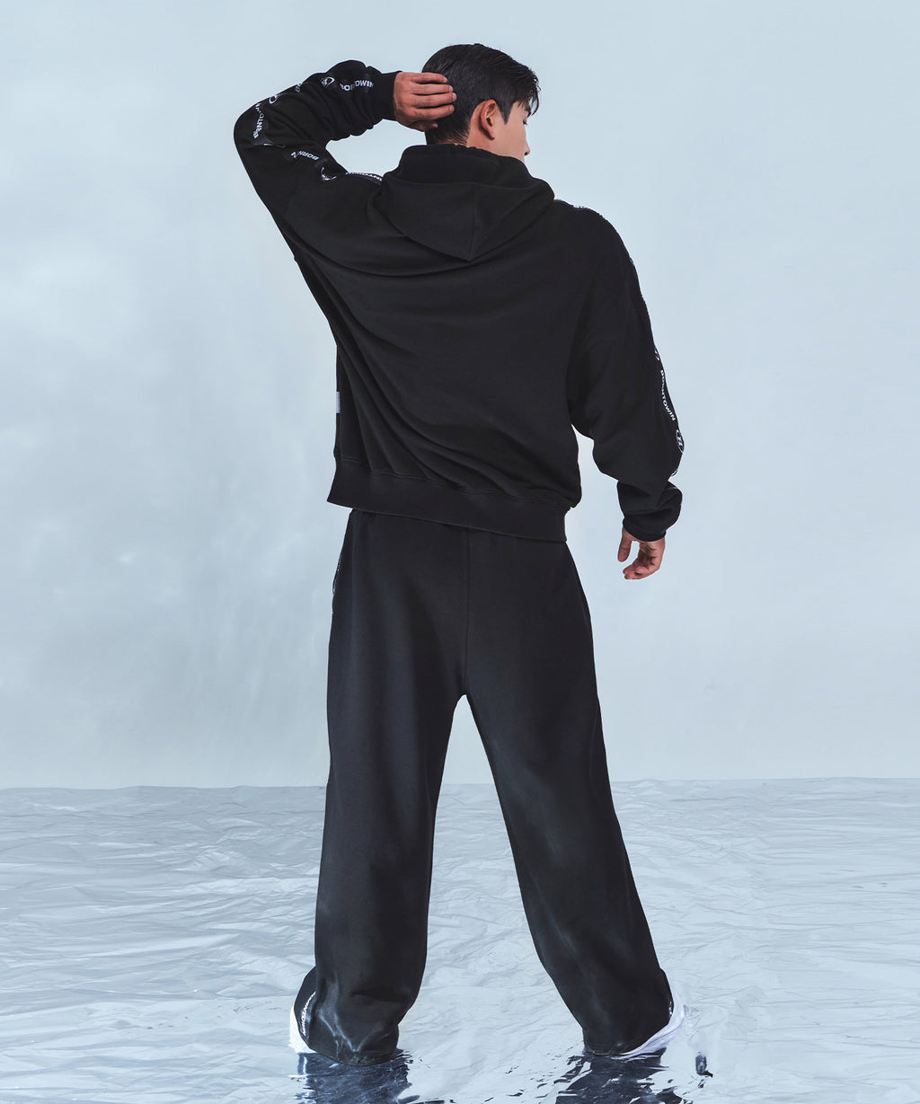 CHROME B BLACK LINE WIDE PANTS