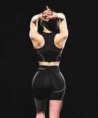 W SYMBOL B ECLIPSE SEAMLESS BRA TOP [BLACK]