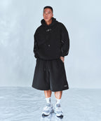 CHROME B BLACK LINE HALF PANTS LONG VER