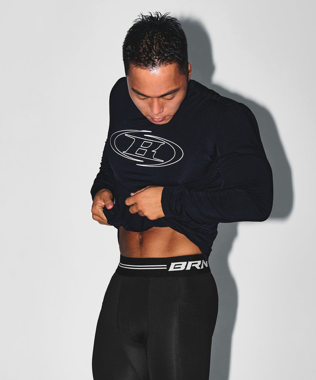STROKE B QUICK DRY LONG SLEEVE [BLACK]