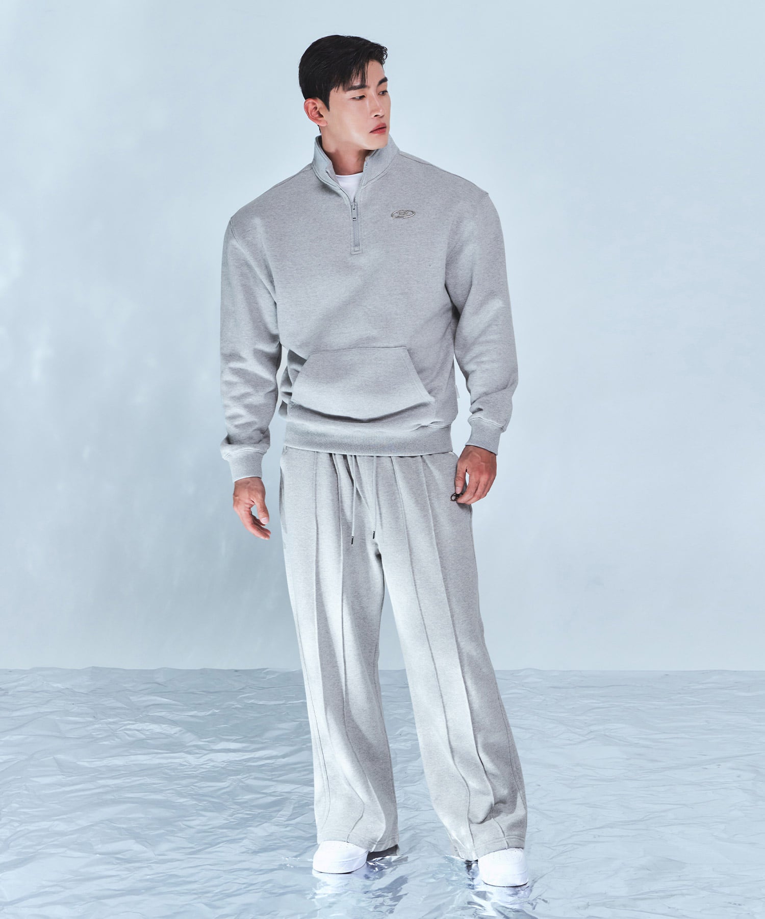 DOUBLE PIN TUCK WIDE PANTS
