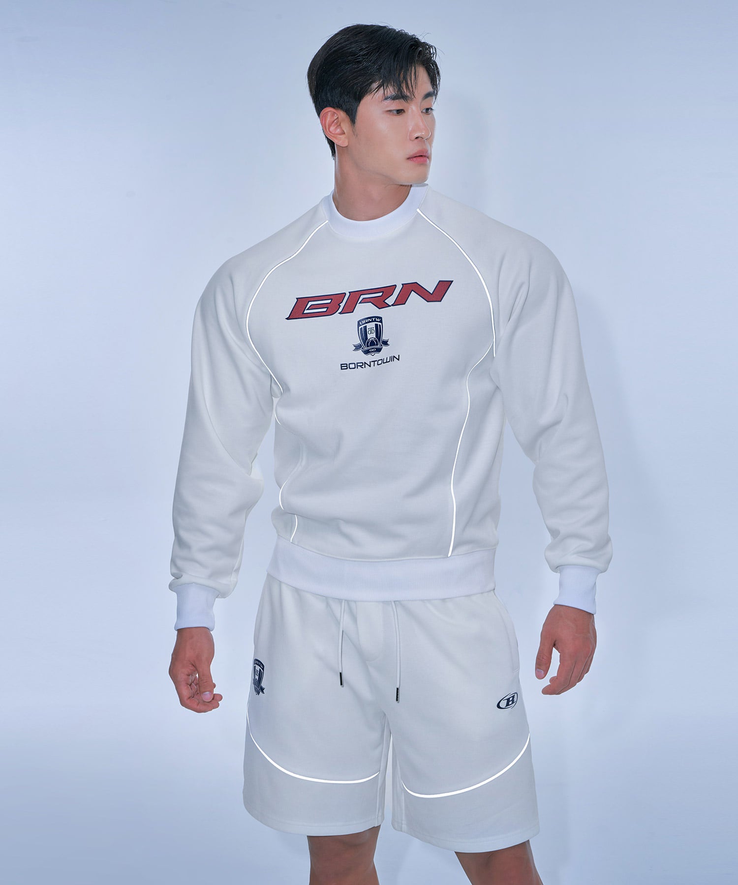 SILVER LINE JERSEY HALF PANTS SHORT VER Secondary image