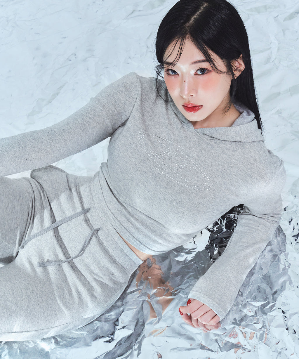 SPARKLING B SLIM FIT HOODIE