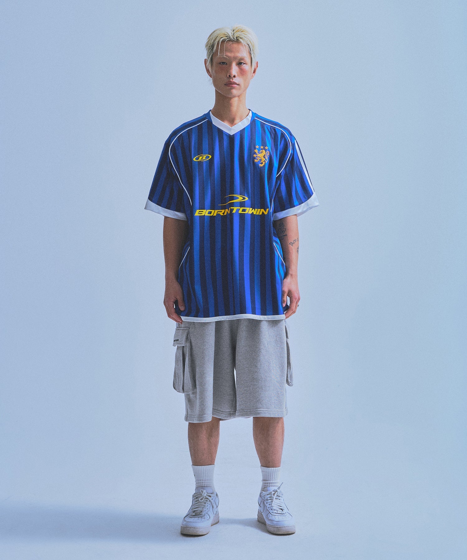 SYMBOL B SOCCER STRIPE JERSEY [BLUE] Main image