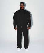 CHROME B JERSEY TRACK PANTS [BLACK]