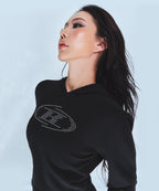 SPARKLING B SLIM FIT HOODIE