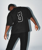 BRN COOL MESH EXTRA FIT T-SHIRTS [BLACK]