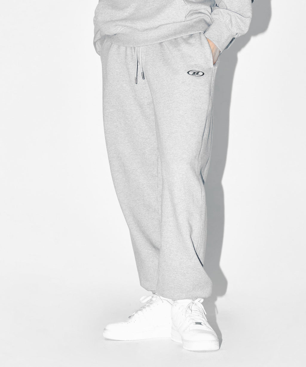 CHROME B JOGGER PANTS [MELANGE GREY]