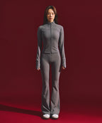 W B-FLEX BOOTS CUT LEGGINGS [CHARCOAL]