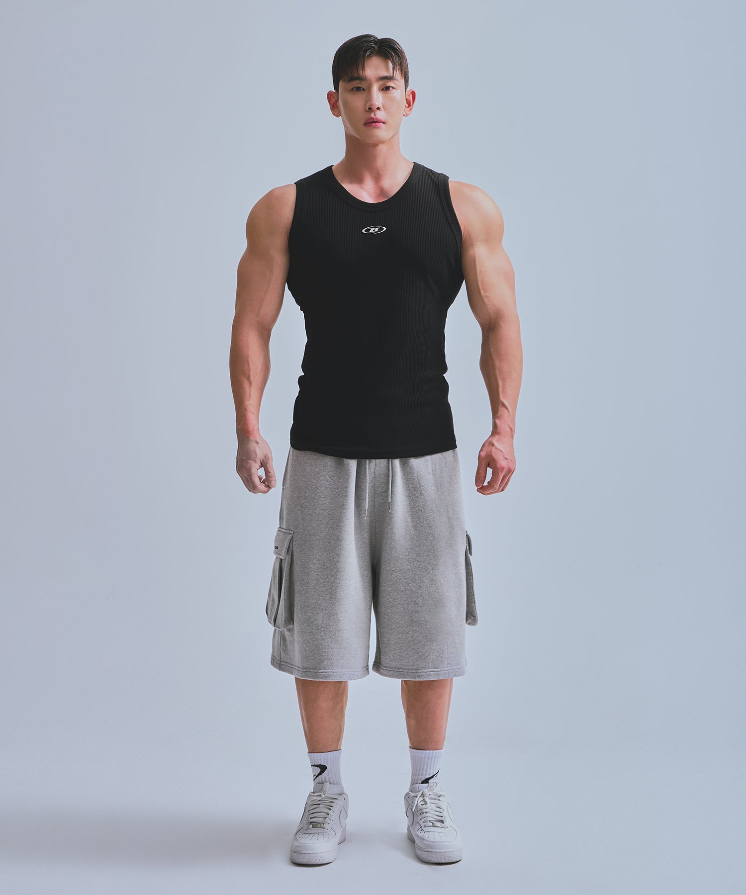 B-SYMBOL LOGO SLEEVELESS_NON MESH VER [BLACK] Main image