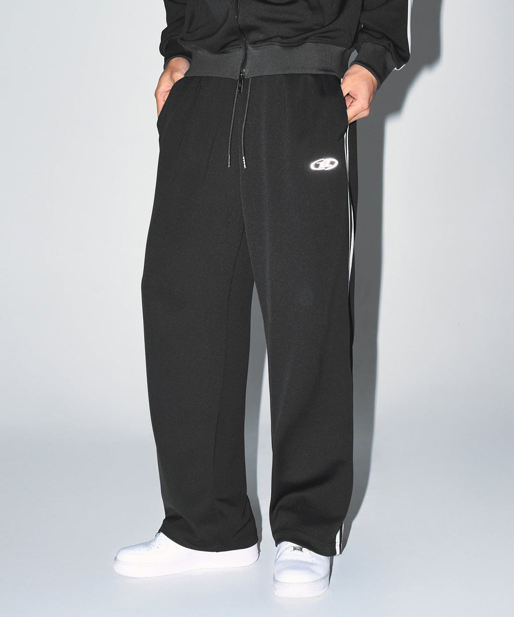 CHROME B JERSEY TRACK PANTS [CHARCOAL]