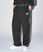 CHROME B JERSEY TRACK PANTS [CHARCOAL]