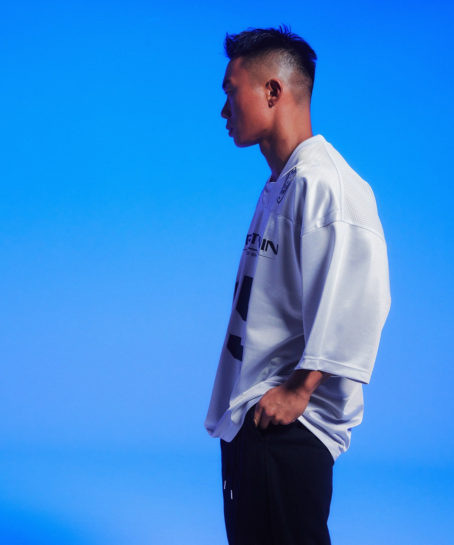 85 RUGBY JERSEY T-SHIRTS [SILVER]