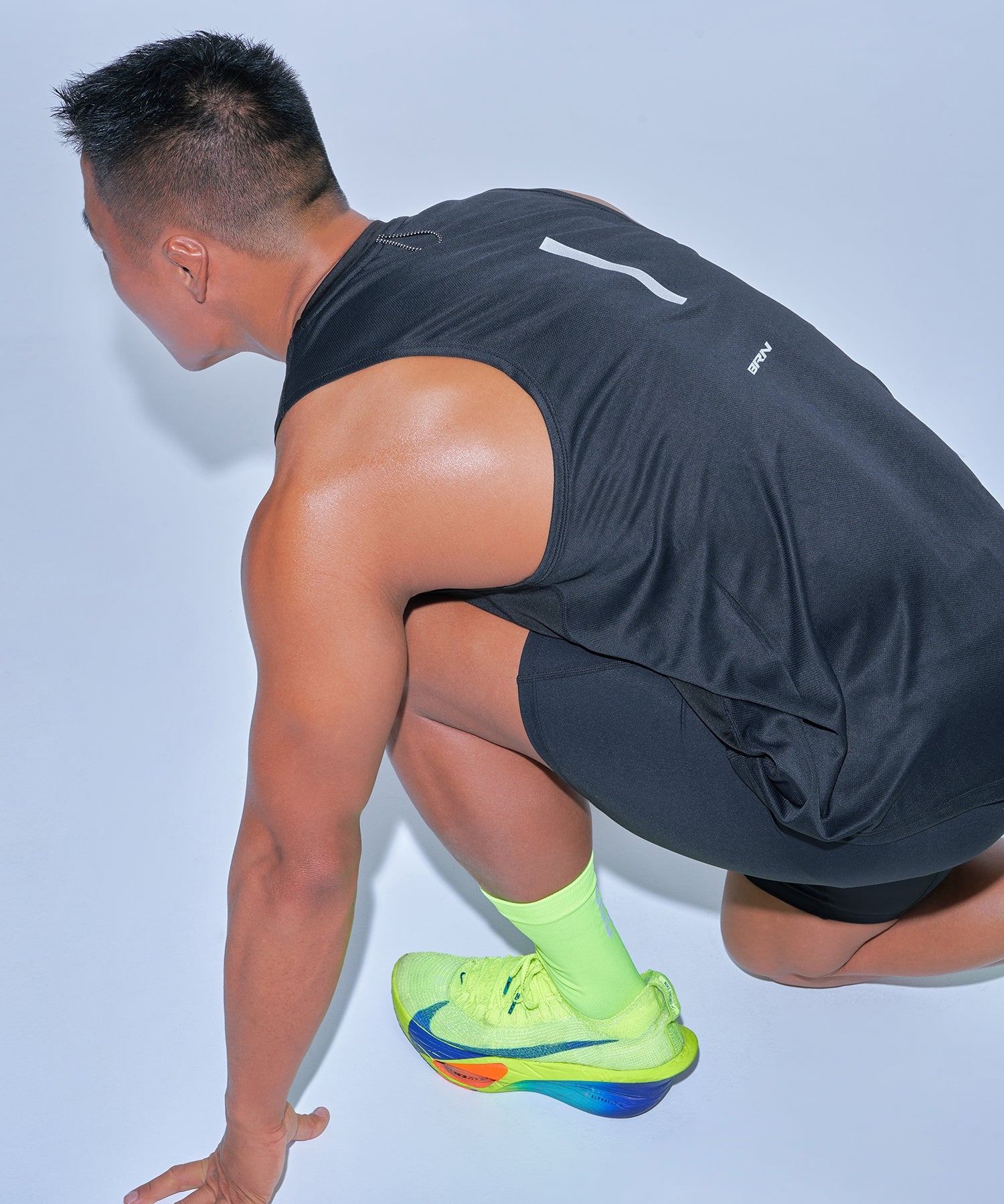 COOL MESH SINGLET [BLACK]