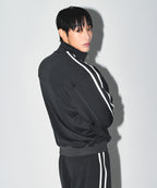 CHROME B JERSEY TRACK JACKET [CHARCOAL]