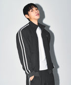 CHROME B JERSEY TRACK JACKET [CHARCOAL]