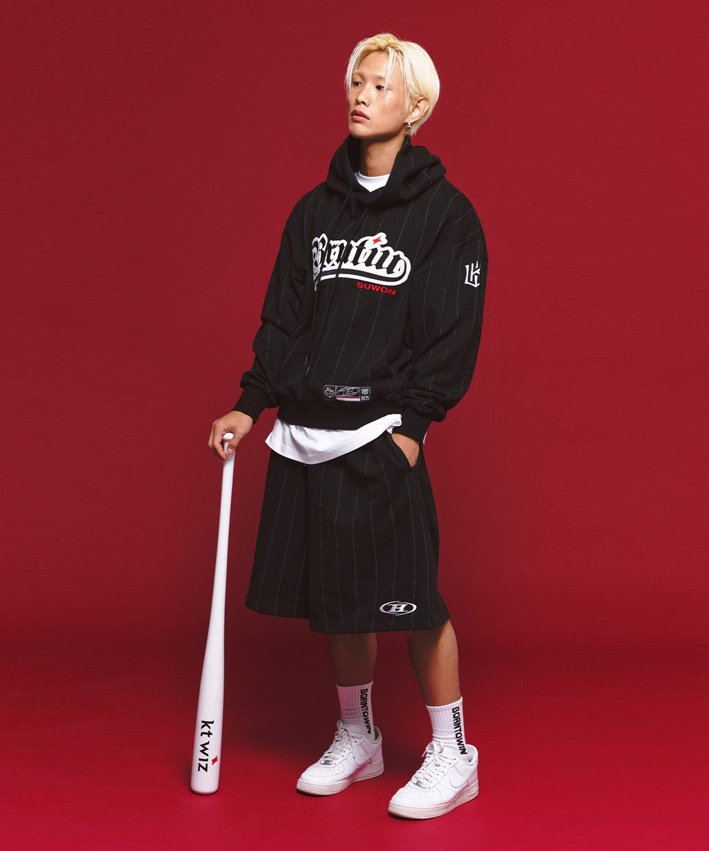 BORNTOWIN X KT WIZ HOODIE [BLACK]