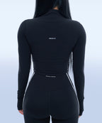 ACTIVE LINE FULL ZIP-UP JACKET [BLACK]