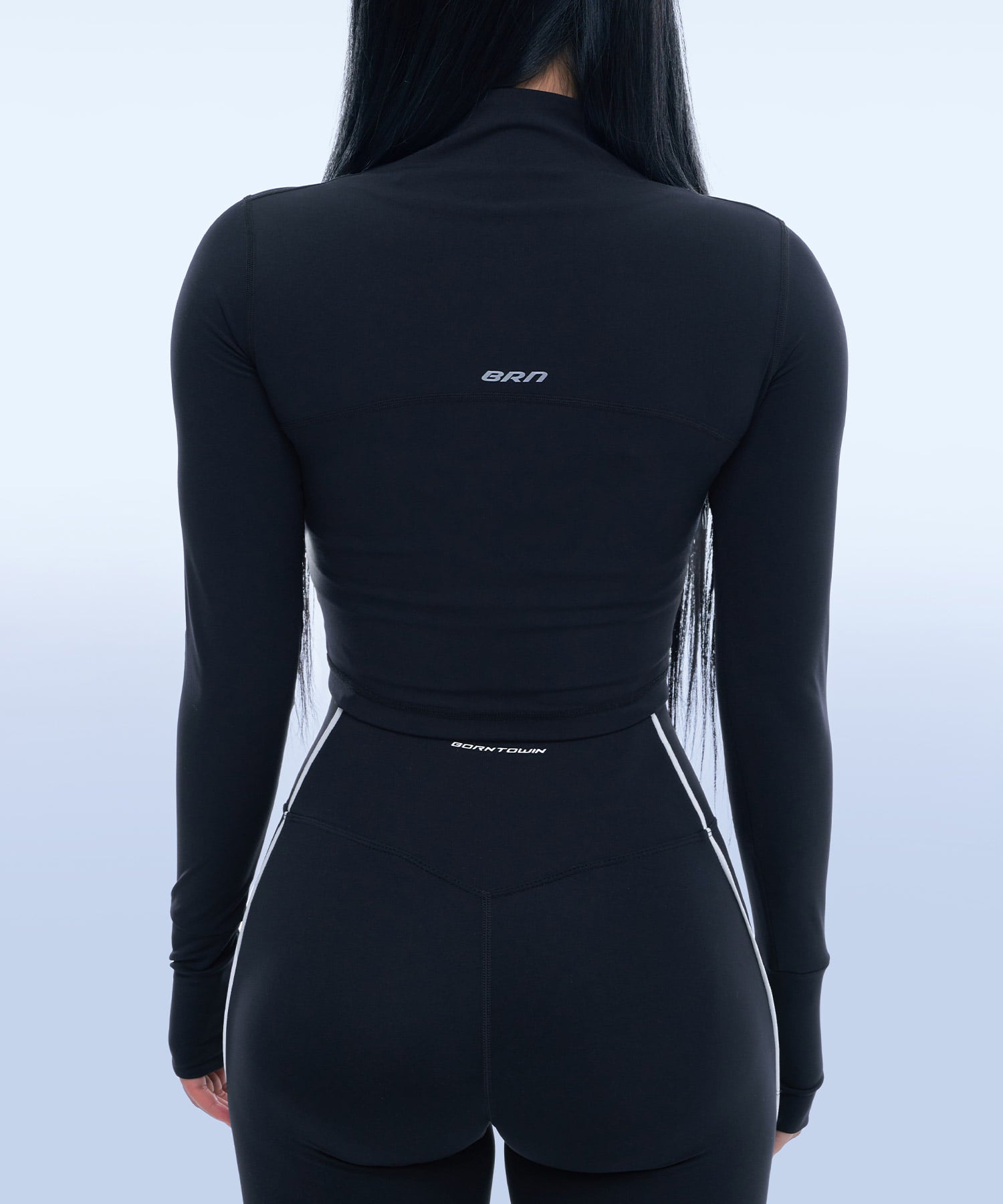 ACTIVE LINE FULL ZIP-UP JACKET [BLACK]