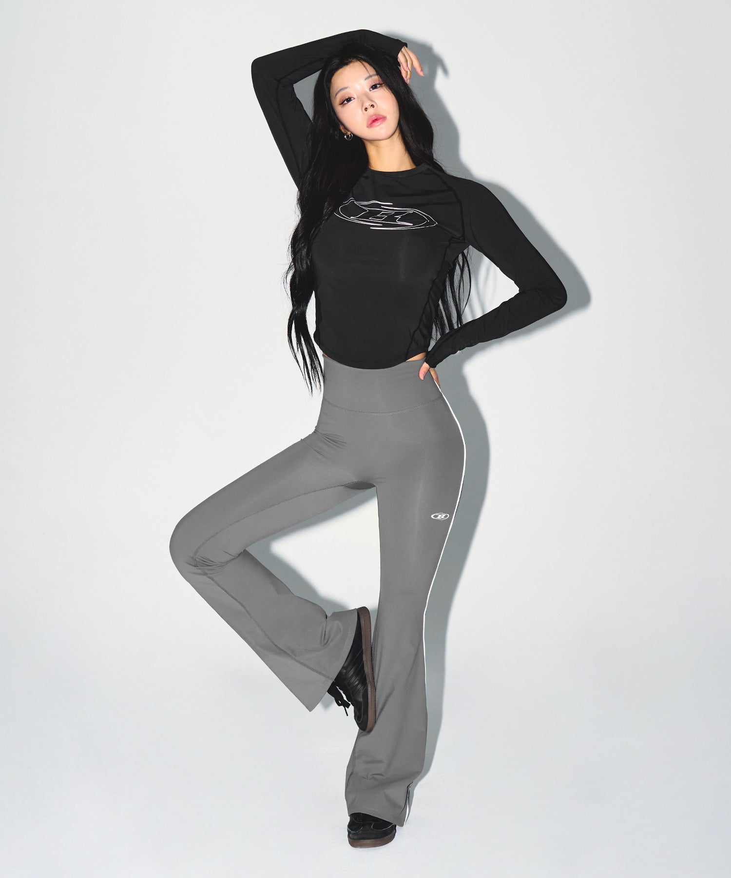 W STROKE B VENTILATION LONG SLEEVE [BLACK] Main image