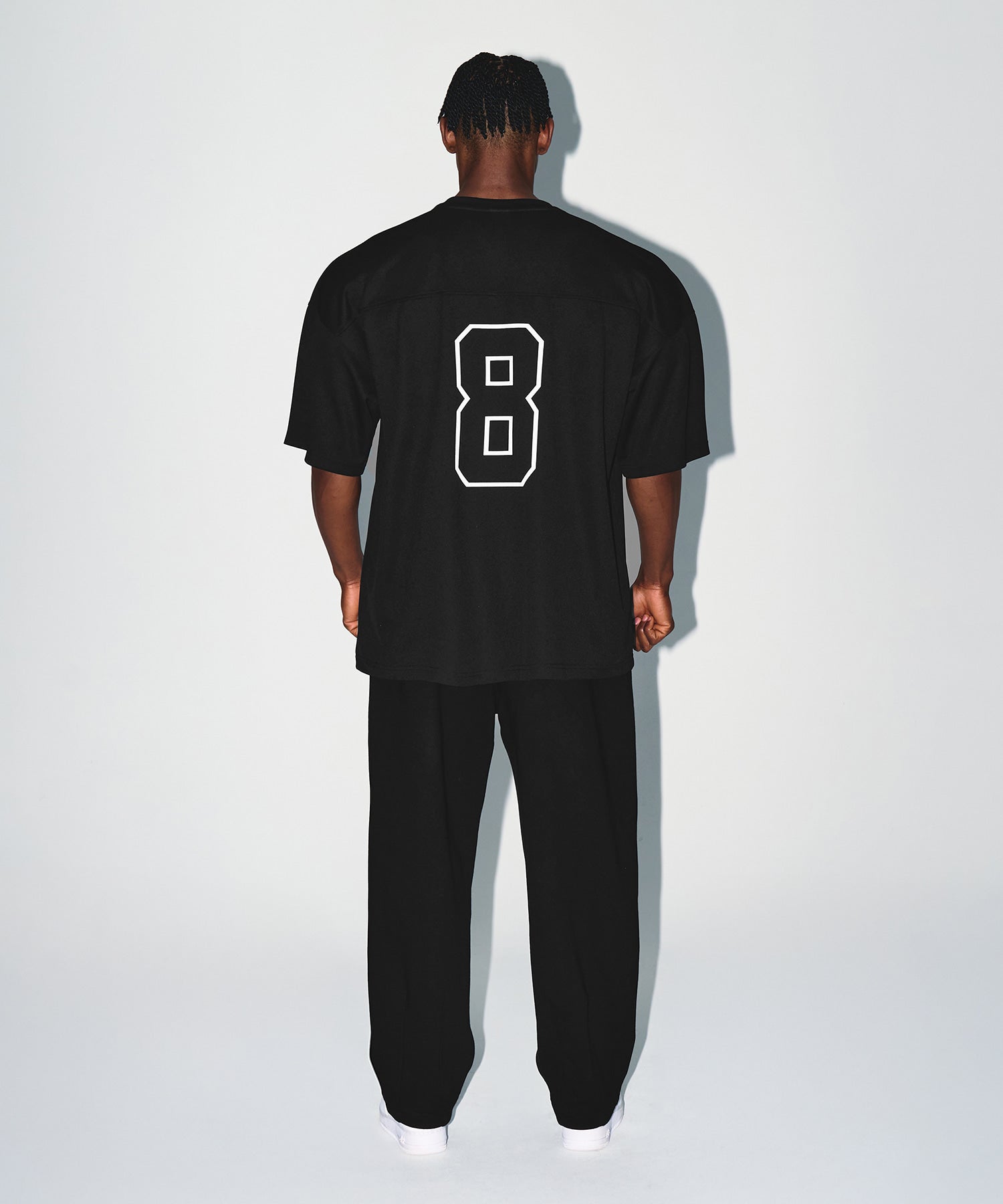 BRN COOL MESH EXTRA FIT T-SHIRTS [BLACK]