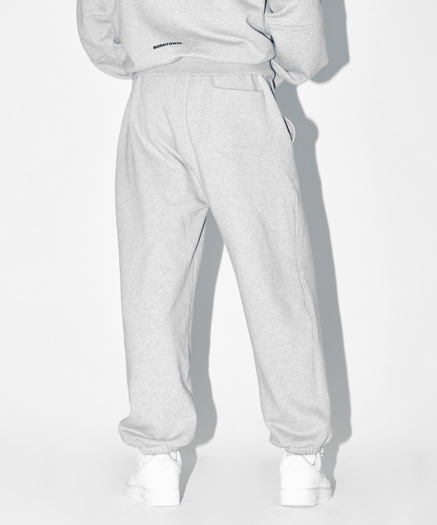 CHROME B JOGGER PANTS [MELANGE GREY]