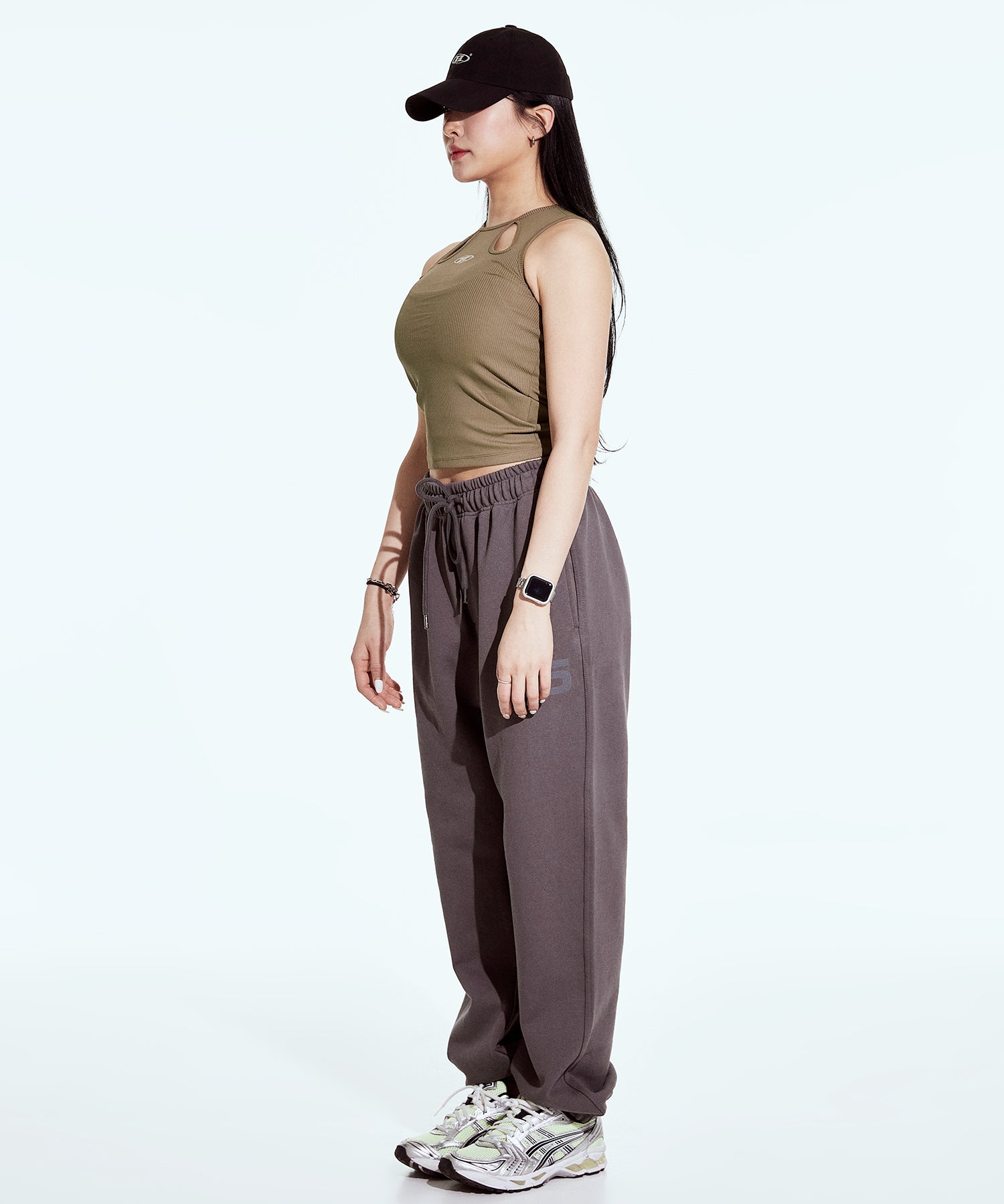 CUT-OUT TANK TOP [IVORY]