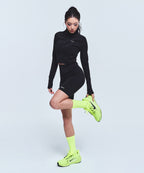 ACTIVE LINE FULL ZIP-UP JACKET [BLACK]