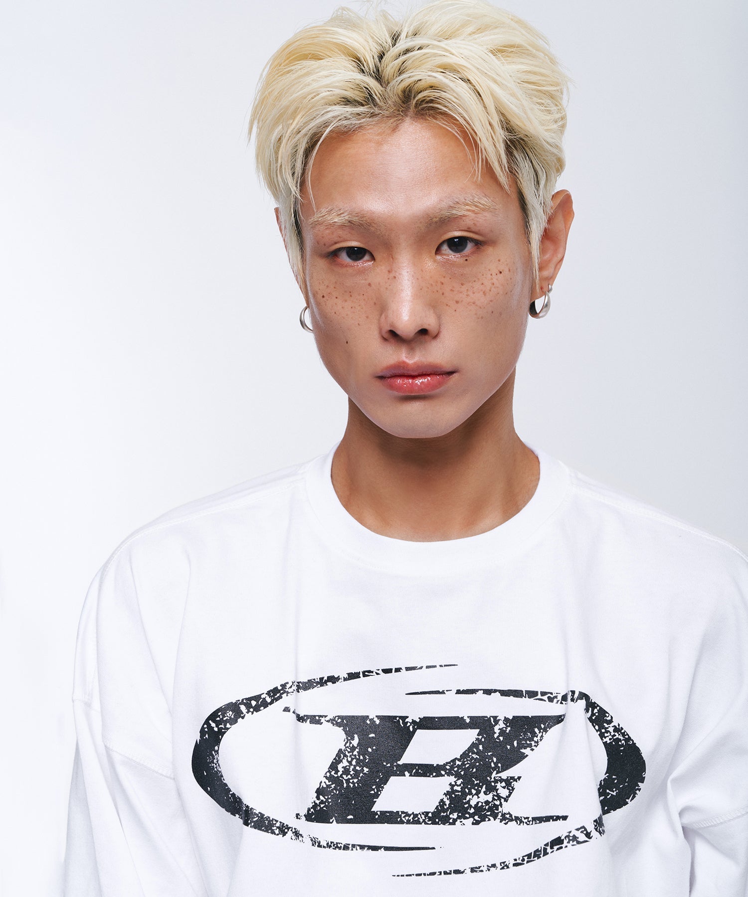 CRACK B SYMBOL LONGSLEEVE [WHITE]