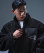 STROKE B SHERPA JACKET [BLACK]