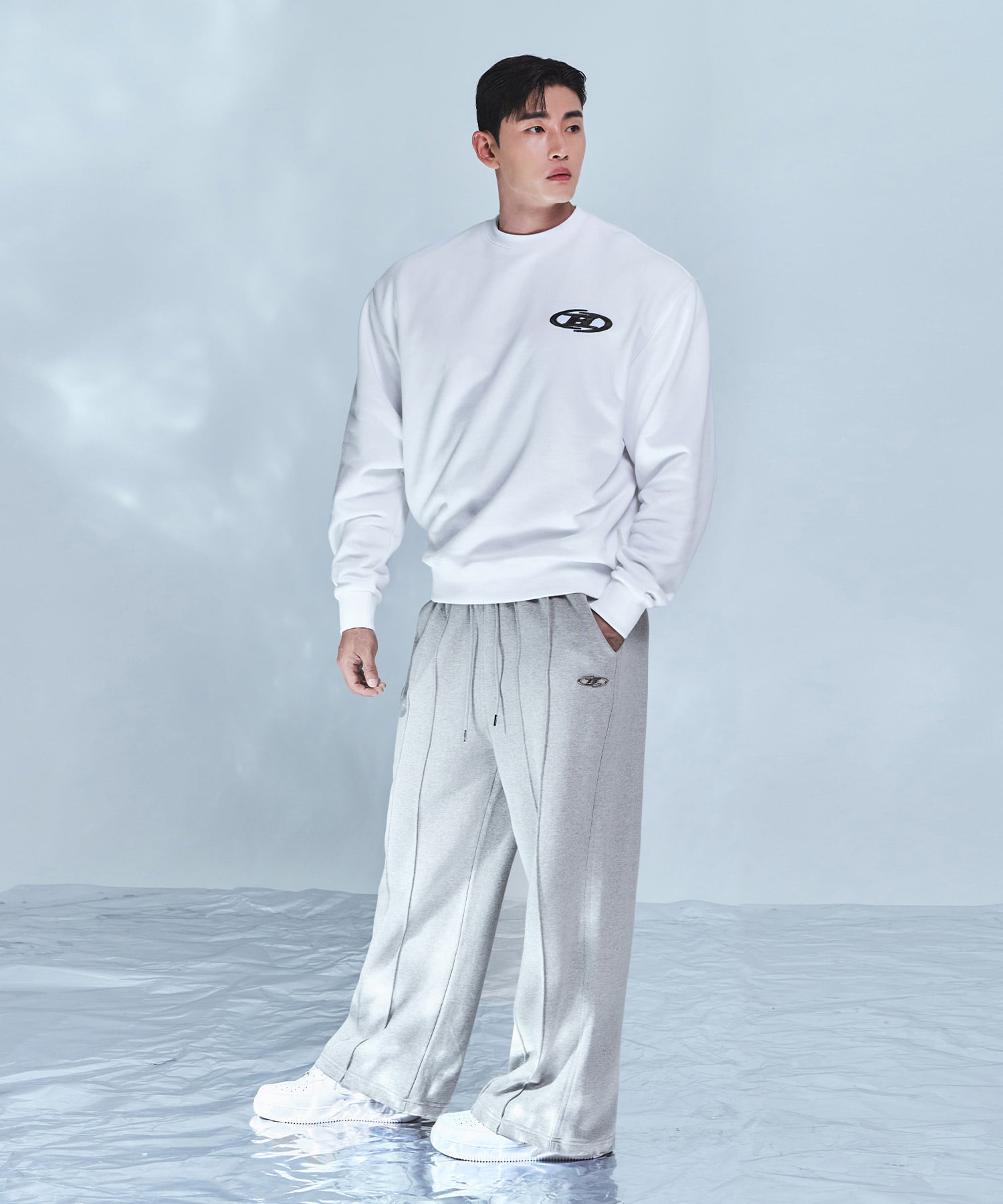 DOUBLE PIN TUCK WIDE PANTS