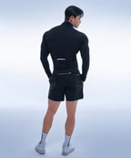 SYMBOL B MUSCLE FIT HALF ZIP-UP LONGSLEEVE