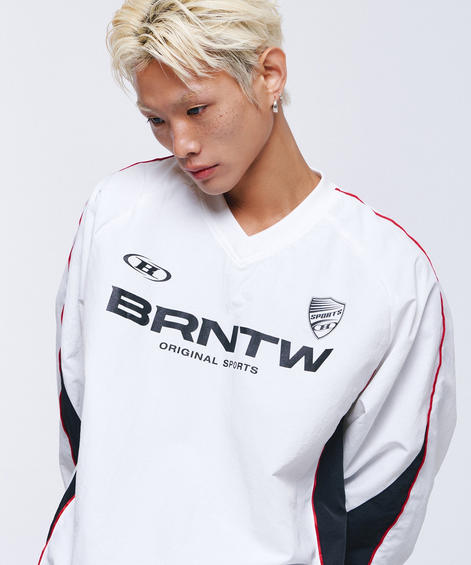 BRNTW VENTILATION NYLON TOP [WHITE]