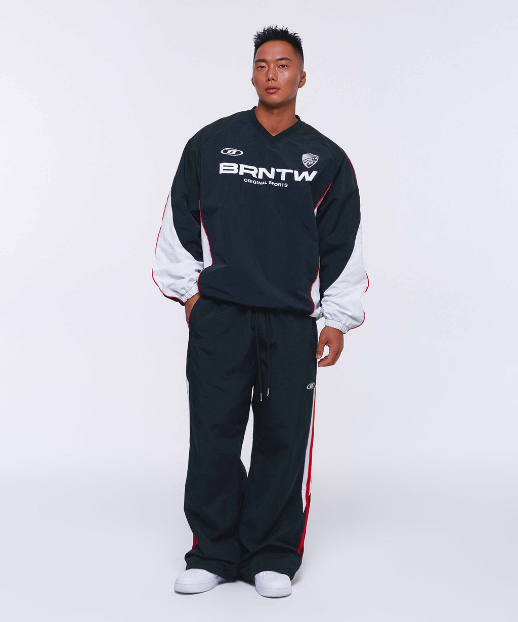 BRNTW VENTILATION NYLON TOP [BLACK]