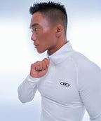 SYMBOL B MUSCLE FIT HALF ZIP-UP LONGSLEEVE