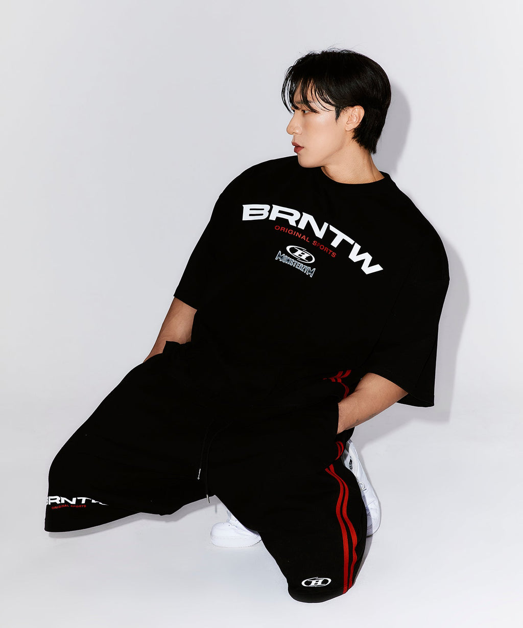 MONSTERZYM BERMUDA PANTS [BLACK]