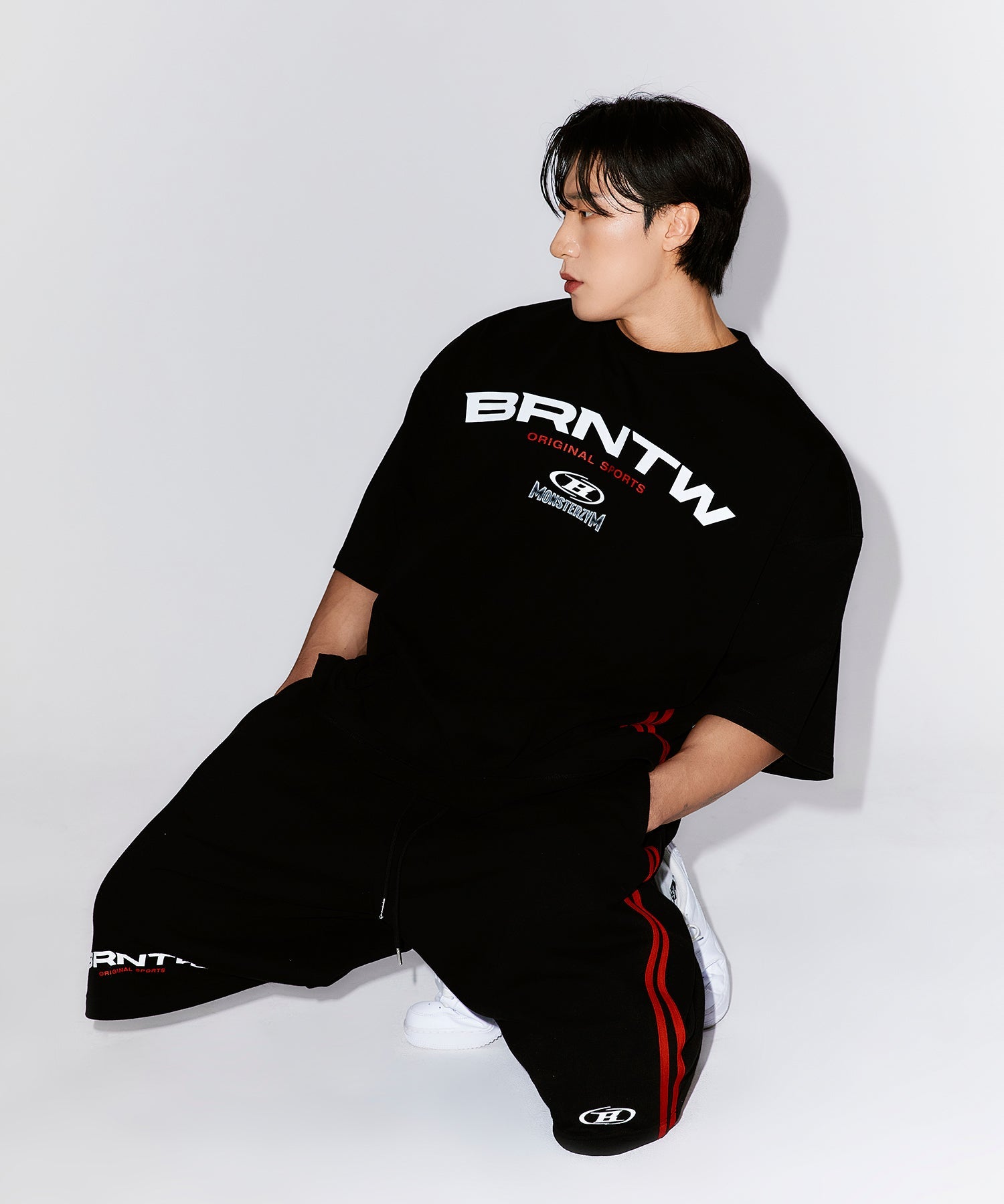 MONSTERZYM BERMUDA PANTS [BLACK]