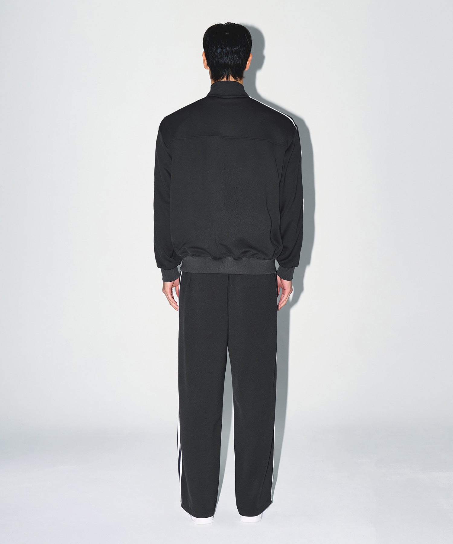 CHROME B JERSEY TRACK JACKET [CHARCOAL]