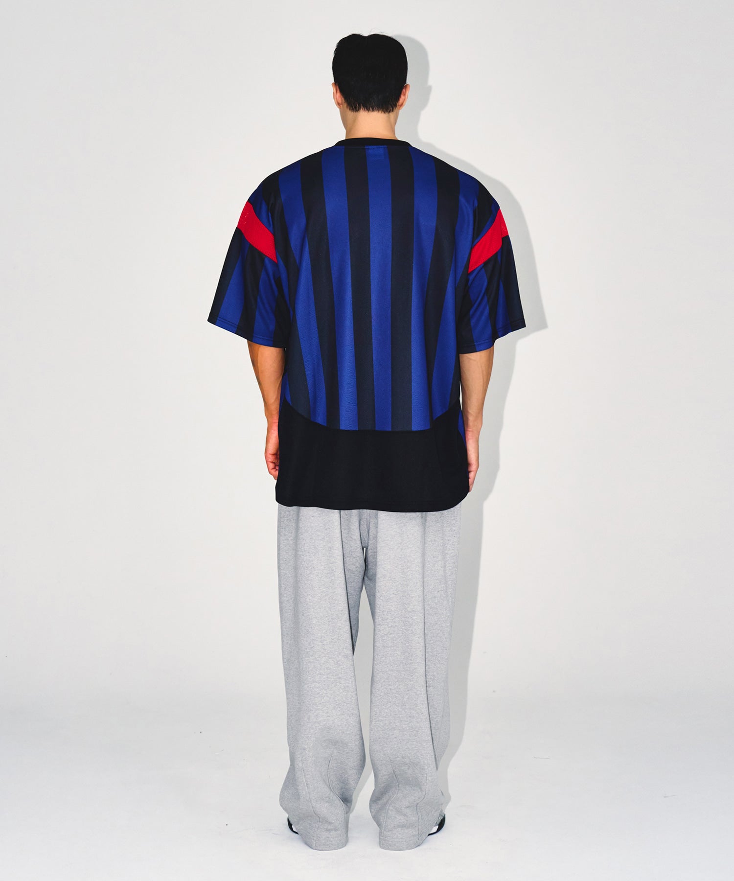 CHROME B MAXI WIDE PANTS [MELANGE GREY]