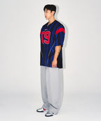 CHROME B MAXI WIDE PANTS [MELANGE GREY]