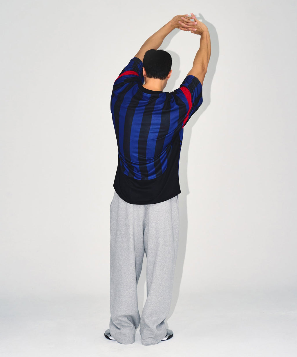 CHROME B MAXI WIDE PANTS [MELANGE GREY]