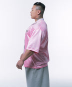 CHROME B LOGO HALF PANTS LONG VER [MELANGE GREY]